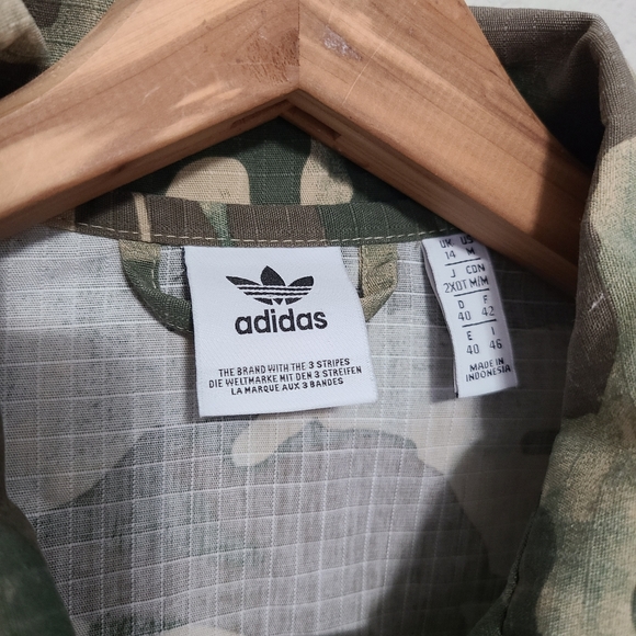 Adidas Track Top Camo Jacket M - Picture 6 of 7